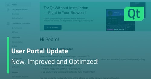 User Portal Update: New and Improved